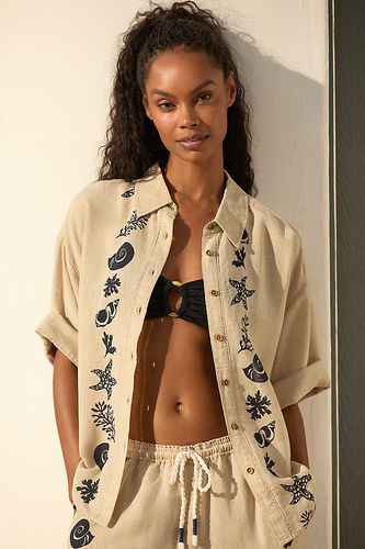 Haut en lin à boutons par Anthropologie par taille: XS - By Anthropologie - Modalova