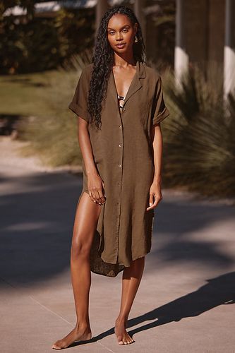 The Lucia Sheer Midi Dress: Linen Edition par taille: XS - By Anthropologie - Modalova