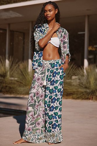 Relaxed Wide-Leg Linen Trousers taille: XS chez Anthropologie - Celandine - Modalova