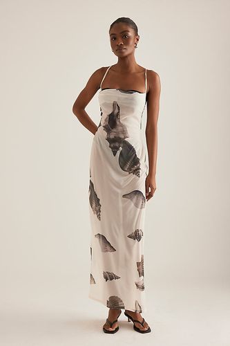 Robe longue en maille imprimée coquillages Madeline taille: Uk 6 chez Anthropologie - 4th & Reckless - Modalova