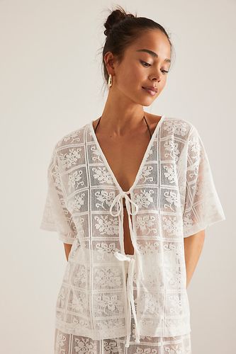Haut en Dentelle Noué Devant Loli en taille: Uk 14 chez Anthropologie - 4th & Reckless - Modalova