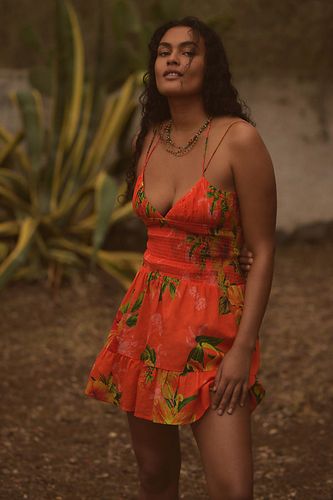 La Robe Josephine Smockée à Taille Basse: Édition Mini par taille: S - By Anthropologie - Modalova