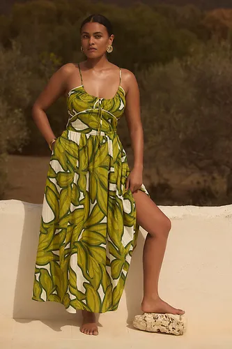 Robe mi-longue sans manches à encolure ronde By Anthopologie par taille: XS - By Anthropologie - Modalova
