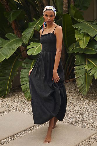 Robe longue en gaze à smocks The Marisol en taille: XS chez - Anthropologie - Modalova