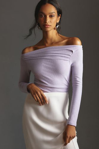 Xiomara Off-The-Shoulder Bodysuit en Purple taille: L chez Anthropologie - ASTR The Label - Modalova
