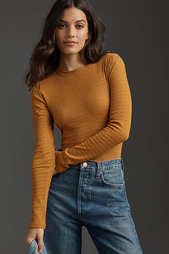 Haut transparent à manches longues en Yellow taille: XS chez Anthropologie - Pilcro - Modalova