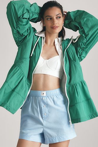Daily Practice Freestyle Hooded Babydoll Windbreaker Jacket par en Green taille: XS - Daily Practice by Anthropologie - Modalova