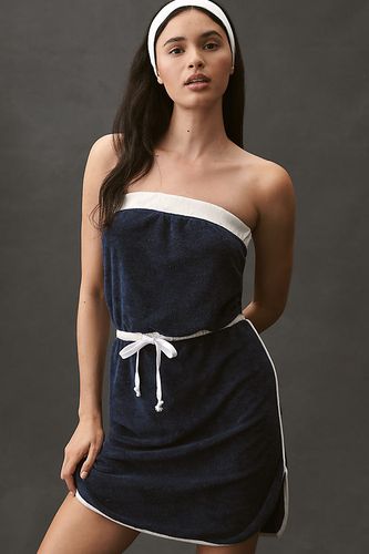 Robe Mini en Éponge sans Bretelles de Pratique Quotidienne par en Blue taille: XS chez Anthropologie - Daily Practice - Modalova