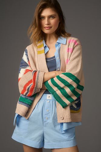 Cardigan en maille jacquard Racing Flags Daily Practice par taille: XS/tp - Daily Practice by Anthropologie - Modalova