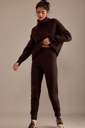 Pantalon de jogging en maille resserré aux chevilles en Brown taille: S chez Anthropologie - Varley - Modalova