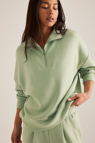 Hawley Half-Zip Sweatshirt en Green taille: XS chez Anthropologie - Varley - Modalova