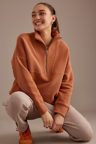 Sweat à col zippé Colebrook en Brown taille: L chez Anthropologie - Varley - Modalova