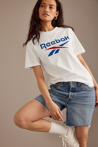 T-shirt à logo Identity en White taille: M chez Anthropologie - Reebok - Modalova