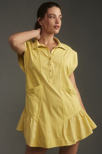 Robe courte à manches courtes Tango Daily Practice par en Green taille: S - Daily Practice by Anthropologie - Modalova
