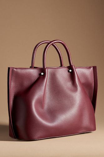 Faux-Leather Tote Bag en Purple, chez Anthropologie - Urban Originals - Modalova