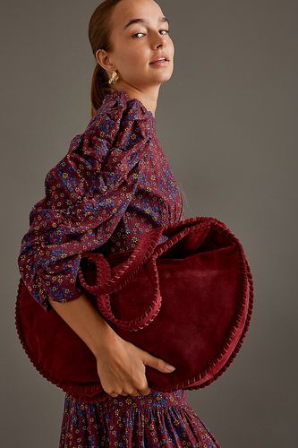 Sac Cabas Nora Rond Cercle Daim par en Red - By Anthropologie - Modalova