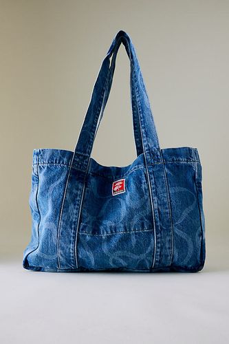 Sac Fourre-tout en Denim Laser Naud Prune Garance par en Blue chez Anthropologie - Damson Madder - Modalova