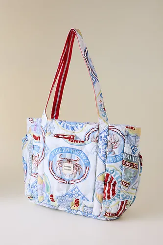 Sac Fourre-Tout Réversible Surdimensionné chez Anthropologie - Damson Madder - Modalova