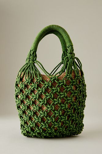 Sac Fourre-tout en Jute au Crochet en Green, chez - Anthropologie - Modalova