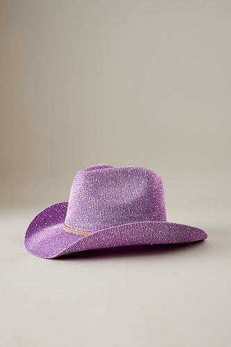 Chapeau de cowboy en paille scintillant en Purple, chez - Anthropologie - Modalova