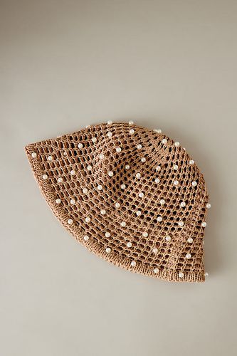 Pearl Crochet Bucket Hat en - By Anthropologie - Modalova