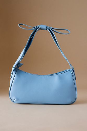 Sac à bandoulière naud en cuir grainé en Blue chez Anthropologie - Mali + Lili - Modalova