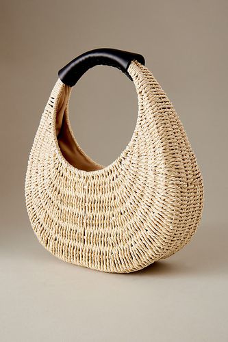 Raffia Menorca Circle Shoulder Bag en Beige - By Anthropologie - Modalova