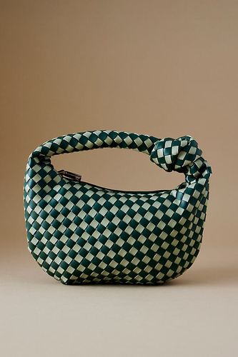 Larissa Woven Faux-Leather Shoulder Bag en Green chez Anthropologie - Melie Bianco - Modalova