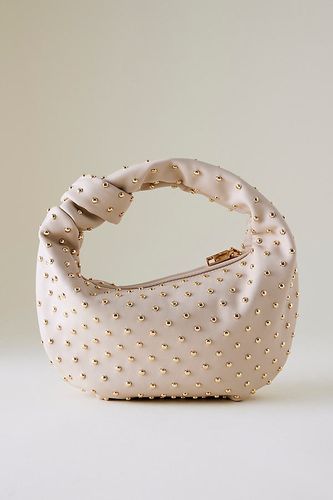 Larissa Studded Faux-Leather Shoulder Bag en White chez Anthropologie - Melie Bianco - Modalova