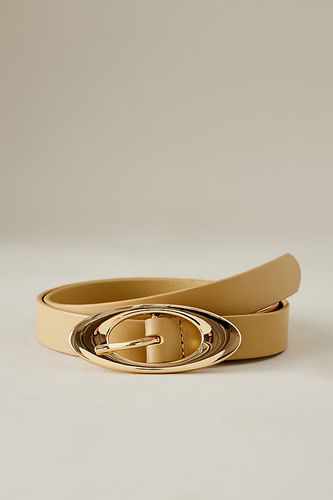 Ceinture en cuir à boucle ovale en , taille: S - By Anthropologie - Modalova