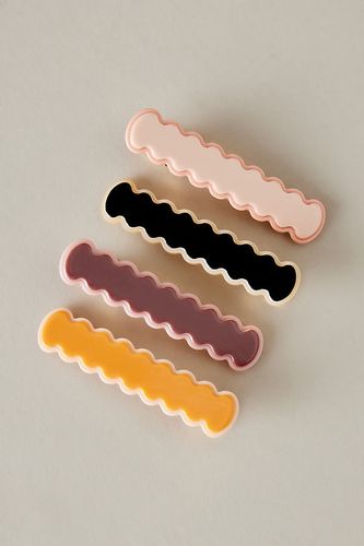 Lot de 4 barrettes ondulées assorties, chez - Anthropologie - Modalova