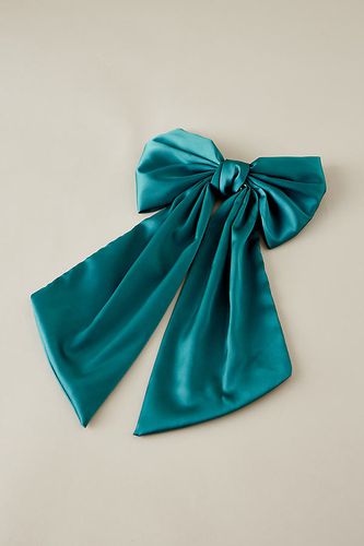 Satin Bow Barrette Hair Clip par en Blue - By Anthropologie - Modalova