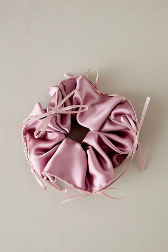 Chouchou avec large naud en soie By en Pink - Anthropologie - Modalova