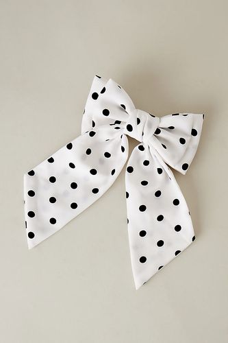 Polka Dot Print Hair Bow en chez - Anthropologie - Modalova