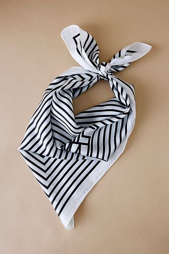 Foulard en satin à rayures par en - By Anthropologie - Modalova