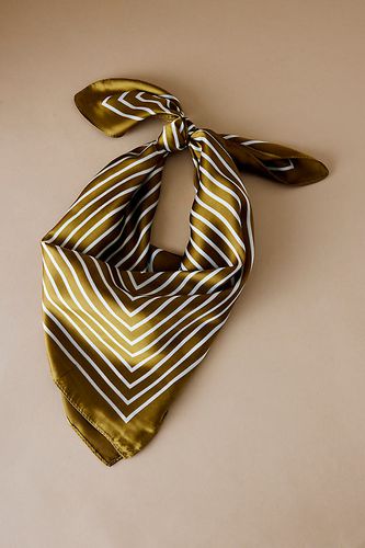 Foulard en satin à rayures par en - By Anthropologie - Modalova