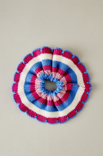 Chouchou Pour Cheveux Festonné Rayé Au Crochet en Pink chez - Anthropologie - Modalova
