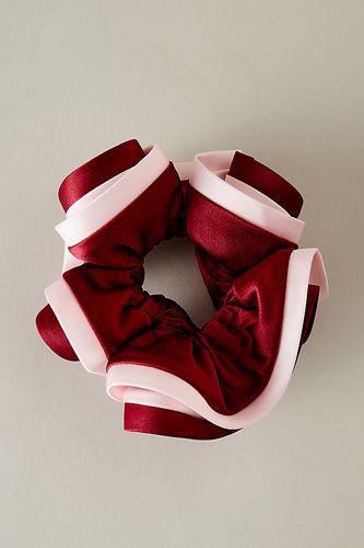 Chouchou Pour Cheveux En Satin Deux Tons en Red chez - Anthropologie - Modalova