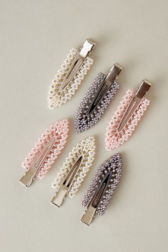 Pinces à cheveux sans pli pailletées, Ensemble de 6 en Pink, chez - Anthropologie - Modalova