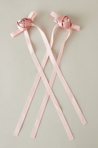 Barrettes à naud de corsage, ensemble de 2 en Pink chez - Anthropologie - Modalova