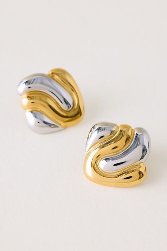 Boucles d'oreilles carrées en métal mélangé chez - Anthropologie - Modalova