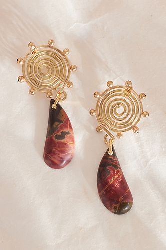 Boucles d'oreilles en pierre en spirale en chez - Anthropologie - Modalova