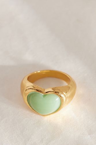 Grosse bague en or avec caur par en Mint taille: M - Par Anthropologie - Modalova