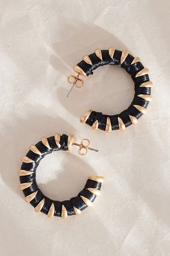 Anneaux en raphia en Black chez - Anthropologie - Modalova