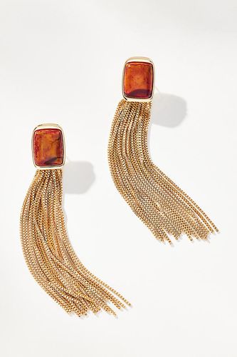 Boucles d'oreilles pendantes à franges en pierre par en Gold - By Anthropologie - Modalova