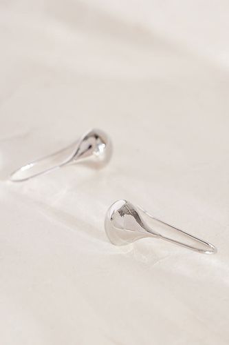 Grandes Boucles d'Oreilles Goutte en Métal par en Silver - By Anthropologie - Modalova