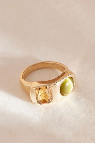 Bague en pierre plaquée or par en Green taille: M - By Anthropologie - Modalova