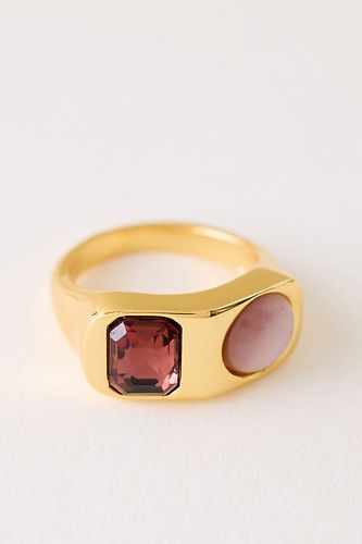 Bague en pierre plaquée or par en Purple taille: L - By Anthropologie - Modalova