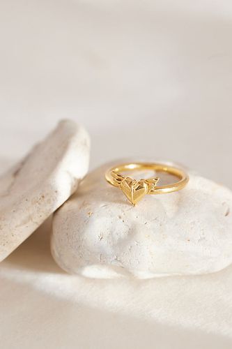 Bague plaqué or ange gardien en chez Anthropologie - Rachel Jackson - Modalova