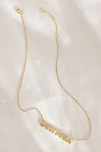 Zodiac Word Necklace chez - Anthropologie - Modalova